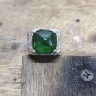 Tsavorite (Green Garnet) Batu Permata Asli Cincin Perak Tsavorite (Green Garnet) Natural Gem Gemston