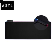 the ArylTM RGB Gaming Mouse Pad with USB Hub