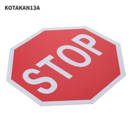 KOTAKAN13A Stop Sign, Octagon 12" x 12"/30 x 30cm Warning Reflective Aluminum Signs, Safety Traffic 