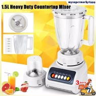 1.5L Blender Heavy Duty Countertop Mixer Multifunctional Food Processor Juice Extractor Machine Kitc