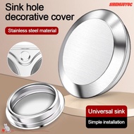SIRENU8Y0C Faucet Hole Cover, Silver Stainless Steel Sink Plug,  Anti-leakage Drainage Seal Plug Bat