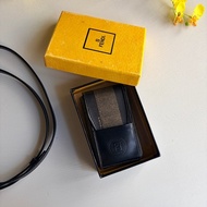 Fendi 芬迪 真皮收納盒 短夾 香煙盒 小錢包 wallet on chain