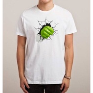 PUTIH 3d White hulk T-Shirt