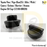 TOYOTA VIOS / VIGO (KUN25) / ALTIS / WISH / CAMRY / ESTIMA / HARRIER / AVANZA ENGINE OIL CAP (12180-