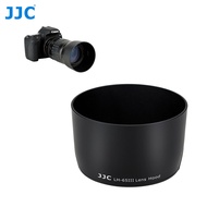 JJC ET-65III เฉพาะวัสดุ ABS เลนส์ฮูดสำหรับ Canon EF 85mm f / 1.8 USM EF 100mm f / 2.0 USM EF 135mm f / 2.8 SF EF 100-300mm f / 4.5-5.6 USM เลนส์แทนที่ Canon ET-65III OEM เลนส์ฮูด