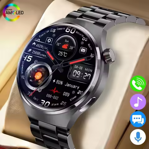 2025 New Men's Smart Watch HD Display Health Tracking Bluetooth Calling Voice Assistant Sports Smart
