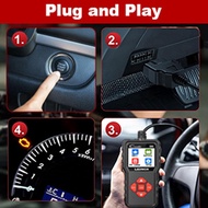 LAUNCH X431 CR300 Car OBD2 Engine Emission System Diagnosis Tool Multilingual Code Reader Fault Dete