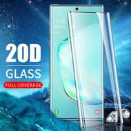 Samsung Galaxy S20 S21 S22 Ultra S10 Plus S9 S8 Note 10 9 8 Curved Full Cover Tempered Glass Screen Protector