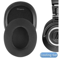 Geekriaกีฬาเจลทำความเย็น-ผสมผ้าที่ครอบหูสำหรับATH M50X M50XBT M40X M70X MSR7 MSR7BK MSR7GM ATH-WS110