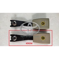 Lock Seat Belt Lock Safety Belt Front Bench Seat Avanza Xenia Beige 100% Original Toyota