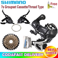 Sunshine Tourney 7speed Groupset TX35 RD Shifter 3x7s MTB Bike Cassette Sprockets 7S 11-28/32/34T