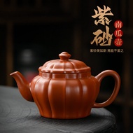 Yixing กาน้ำชาชงกาน้ำชาดินเหนียวสีม่วงในครัวเรือน
