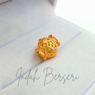 SA80903 Gold 916 Emas Charm / Loket / Pendant 0.33g