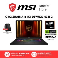 MSI Crosshair A16 HX Gaming Laptop - AMD Ryzen 9 8940HX Processor - NVIDIA GeForce RTX5060 - 16″ QHD