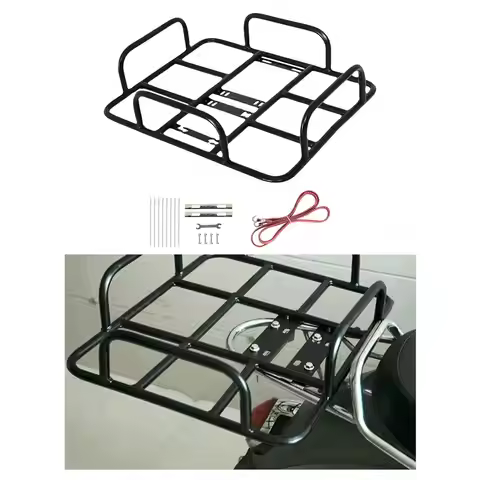 Electric Vehicle Rack Takeaway Box Car Rack Food Delivery Box Bracket Takeaway Rack Iron Fixing Rack