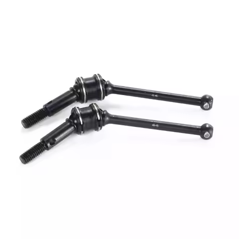 2pcs Metal Joint Shaft Drive Shaft CVD Driveshaft 44mm for Tamiya TT-02 TYPE-S TA05 TA06 TB05 TRF420