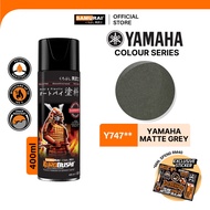 Samurai Y747 Yamaha Matte Grey Yamaha Colour - Aerosol Coating Spray Paint for Automotive Car Motorc