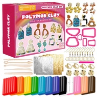 Clay Earring Cutter Set 148X Earring Jewelry Craft Making Set Arts and Crafts Clay Jewelry Making Ki