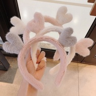 Korean style cute deer ear shaped velvet hairpin