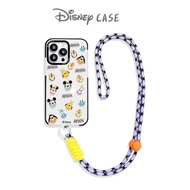 Disneyซิลิโคนเคสโทรศัพท์สําหรับapple Iphone 15 Pro Maxคลุมทั้งหมดcrossbody <ne1> สไตล์ใช้งานร่วมกับ
