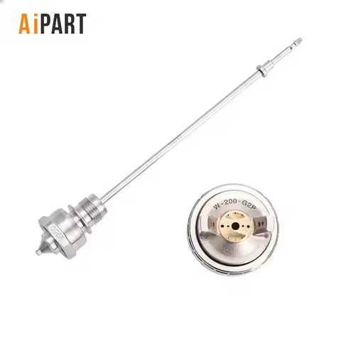 aipart HVLP Manual Handle W-200 Spray Gun Nozzle Needle Air Cap Kit 1.2/1.5/1.8/2.0/2.5mm for W200 P