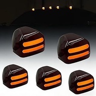 Jinfili Amber LED Cab Roof Marker Lights Top Clearance Running Lamps assembly Compatible with 1999-2
