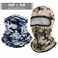 [READY STOCK] half & full headscarf face mask, windproof bike scarf - Penutup separuh dan penuh kepa