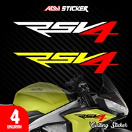 APRILIA RSV4 Logo Cutting Sticker | Premium Motorcycle Cutting Sticker | 4 sizes | 10 Colors 4