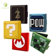 MXMUSTY1 12 in 1 Cards Case, Cute Thematic Game Cards Case, Portable Protective Waterproof Shockproof Micro SD Cards