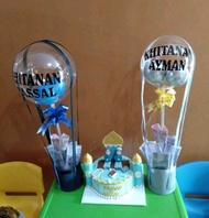 buket balon / balon buket / bloom box snack / bloom box