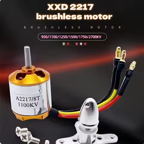XXD Xin Xida A2217 950KV/1100KV/1250KV/1750KV/2700KV High-Power Brushless Motor SU27KT Aircraft mode
