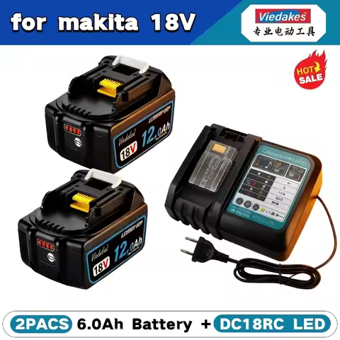 Original for Makita 18V Battery BL1840 BL1830B BL1850B BL1850 BL1860 BL1815 Replacement Lithium Batt