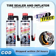 【BUY 1 GET 1】Koby Tire Inflator and Sealant Emergency Flat Tire Repair 450ml Universal Accessories