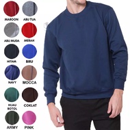 INDOSAN-PLAIN BASIC SWEATER-SWEATER STYLE WITH RIB-REAL PICT