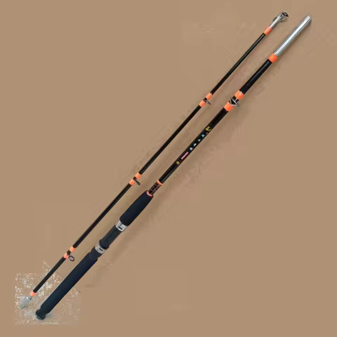 ZZ37B Black 1.2m 1.5m 10Kgs 2 Sections Maogan Glassfiber Fishing Rod Tip Diameter 3mm, 4mm or 6mm Ba