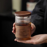 Glass Tea Water Separation Cup Tea Cup Office Glass Cup P35