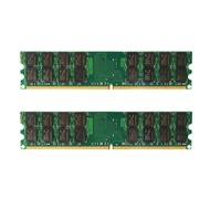 2X 4GB DDR2 Ram Memory 800Mhz 1.8V 240Pin PC2 6400 Support Dual Channel DIMM 240 Pins Only for AMD