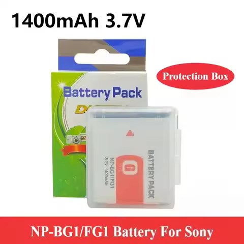 3.7V 1400mah NP-BG1/FG1 Battery FG1 DSC T20 T100 HX30 W120 W125 W130 W150 W170 W200 W210 W220 W230 W