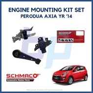 SCHMACO ENGINE MOUNTING KIT SET PERODUA AXIA YR '14