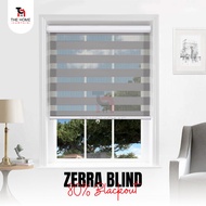 𝗭𝗘𝗕𝗥𝗔 𝗕𝗟𝗜𝗡𝗗 GREY / Bidai Zebra Moden / Bidai Tingkap / ROLLER BLINDS PREMIUM Zebra Blind