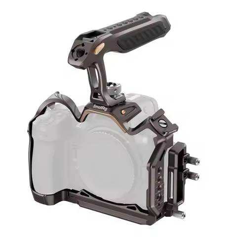 SmallRig Camera Cage for Nikon Z5/Z5II/Z6/Z6II/Z7/Z7II with HawkLock Arca-Swiss Quick Release Plate 