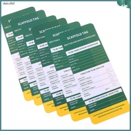 🏷️ 6Pcs Scaffold Safety Inspection Tags PVC Industrial Label Tags for Decoration Multi Color