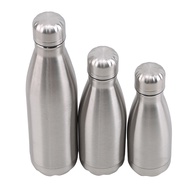 350ml Sports Stainless Steel Water Bottle Single Wall Hot Cold Water Cola Bottle Insulated Vacuum Flask For Kids School