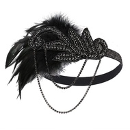 1920s Gatsby Accessories Set for Women Black 20s Accessories Set Gatsby Accessories Sets For Woman