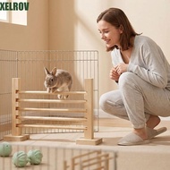 XELROV Rabbit Jump Bar, Detachable Adjustable Height Rabbit Exercise Obstacle, Rabbit Hurdle Pole Bi
