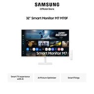 Samsung 32" Smart Monitor M7 M70F UHD (White) / LS32FM701UEXXS [Online Exclusive]