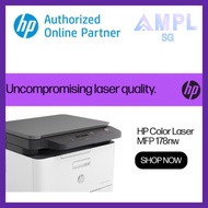 HP 178nw Color Laser MFP Printer |  Print,copy,scan,wireless | HP 119A Toner Black CMY | 178