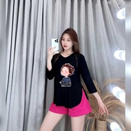 Viral 7 Sleeve Women's T-Shirt/8 Printed T-Shirt/ Cute Dtf T-Shirt/ T-Shirt/