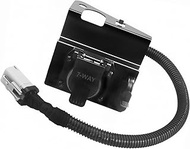 4-Flat 7-Way Trailer Tow Wiring Harness Plug, Multifunctional 4 & 7 Pin Trailer Wiring Adapter, Comp