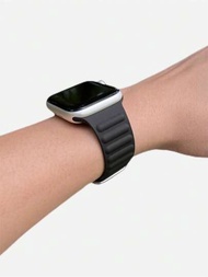 黑色矽膠手錶帶，適用於蘋果手錶帶 Apple Watch 42mm 38mm 40mm 41mm 44mm 45mm 49mm，時尚智能手錶替換蘋果手錶帶，適用於Ultra2 Ultra SE2 SE 9 8 7 6 5 4 3 2 1 系列，男女皆宜